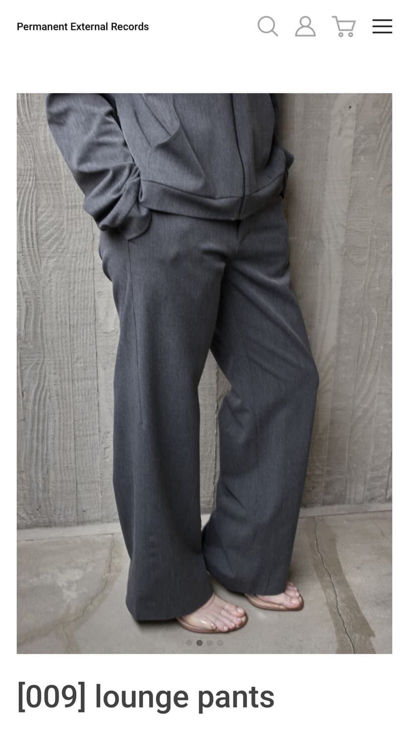 머듈 라운지 팬츠 딥그레이 상품이미지1