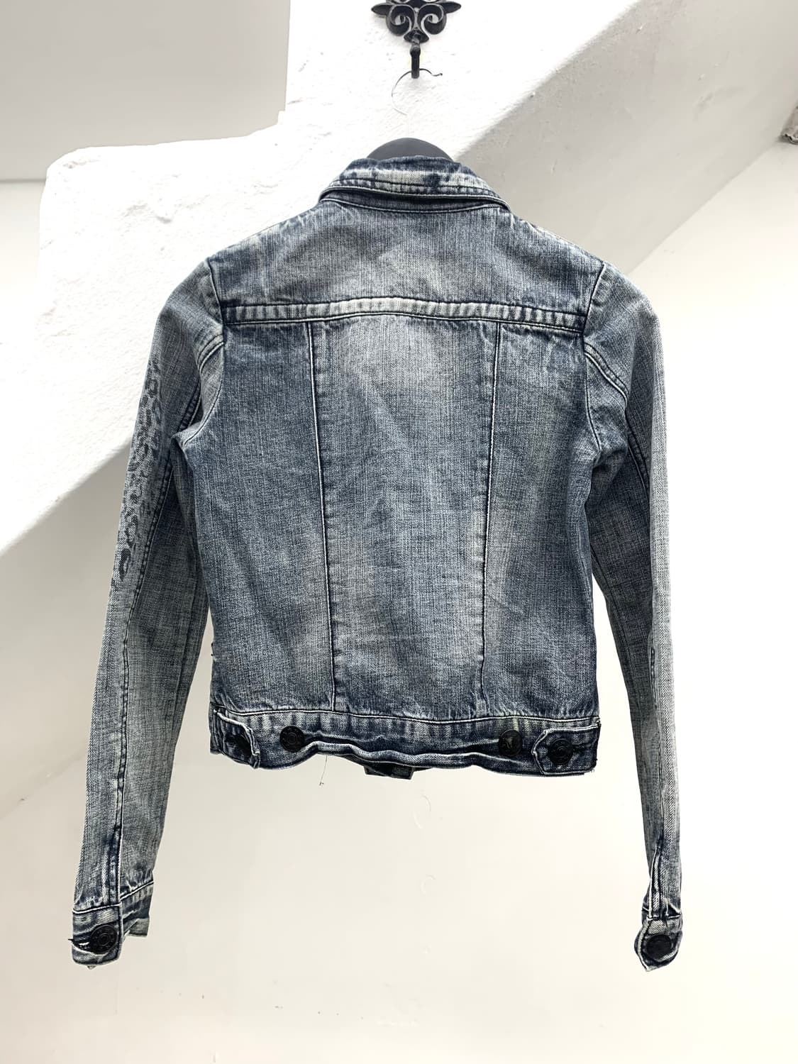 Leopard stud detail denim  상품이미지8