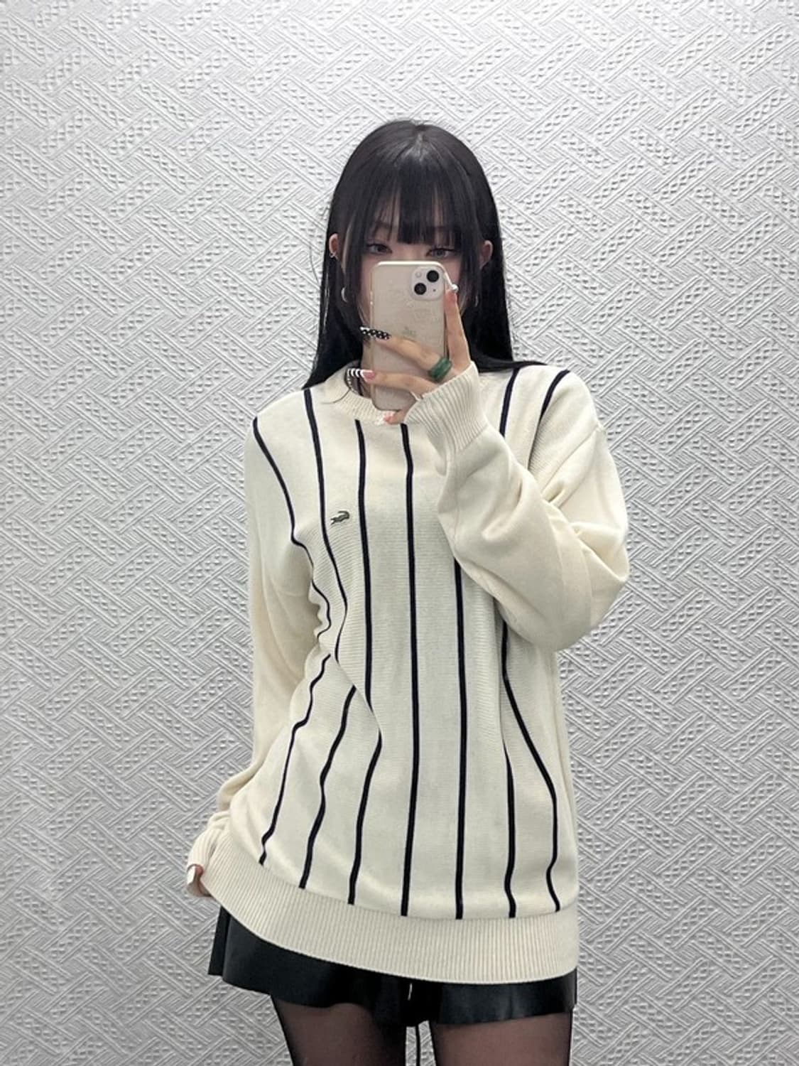 라코스테 서광 컨트리 레트로 스트라이프 니트 100 C10267 상품이미지2