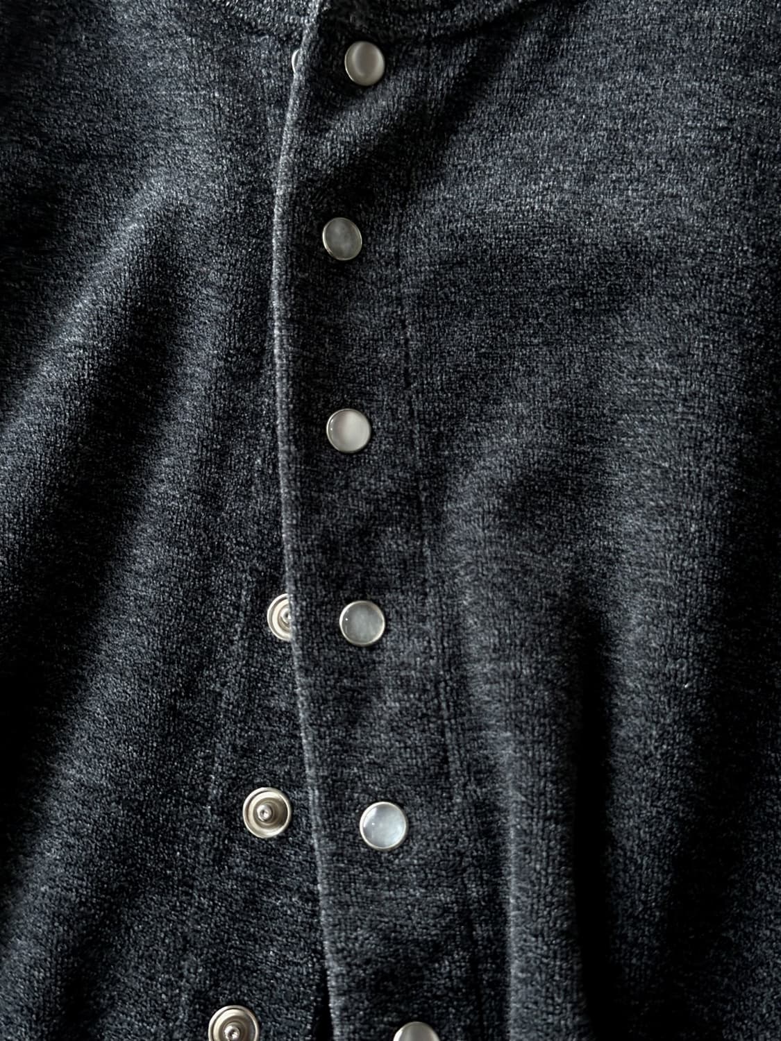 Cotton poly terry crewneck cardigan jack 상품이미지4