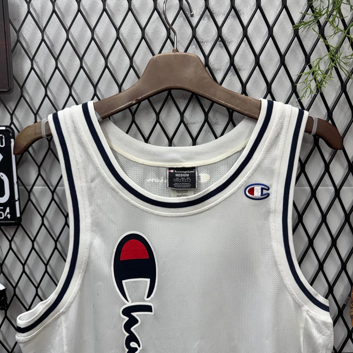 챔피온 라이프 시티 메쉬 나시 저지 탱크탑 화이트 상품이미지3
