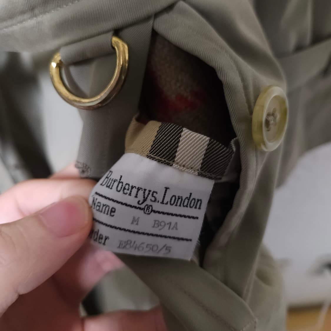 버버리 더블 트렌치코트  상품이미지4