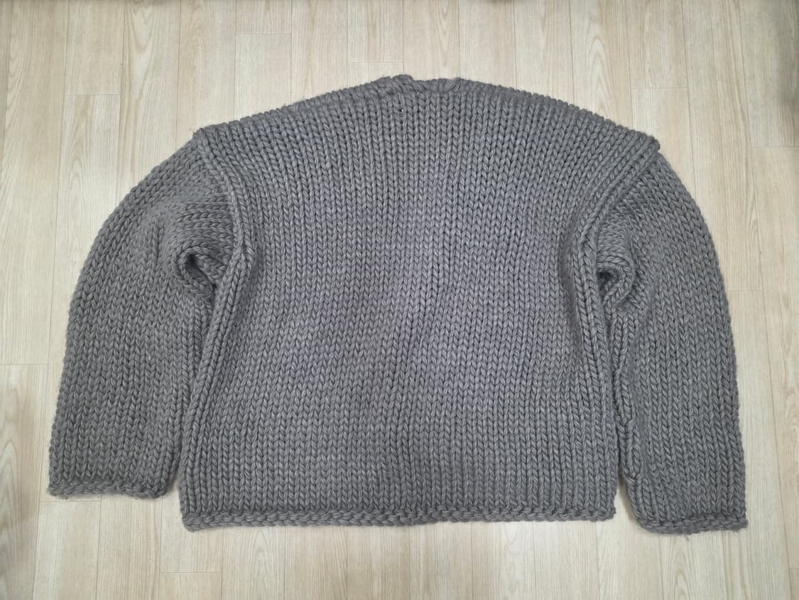 센스에라 핸드메이드 헤비 가디건 니트M 상품이미지9