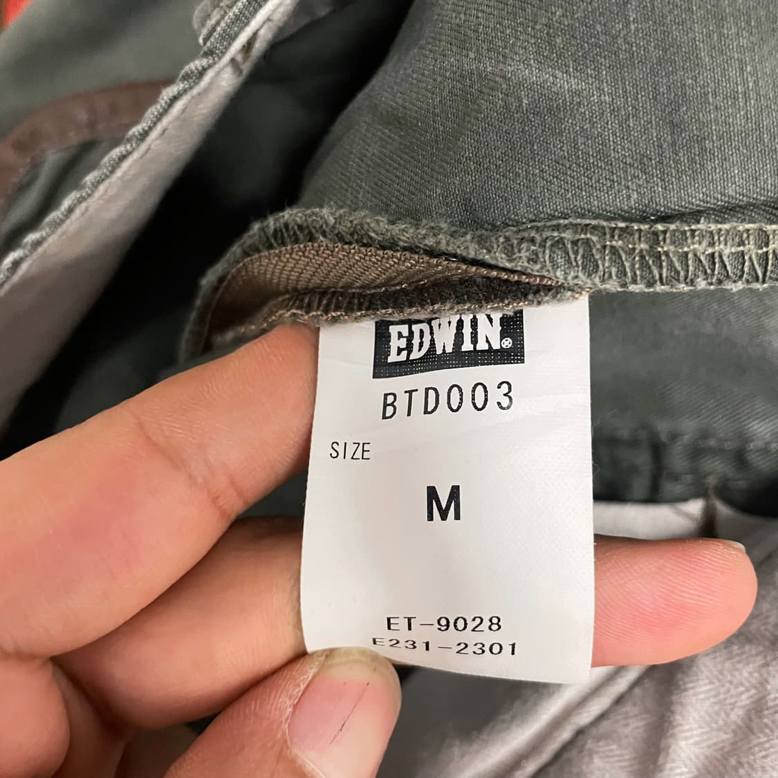 00s Edwin 에드윈 밀리터리 카고포켓 유틸리티 m43 st 컴뱃팬츠 상품이미지7