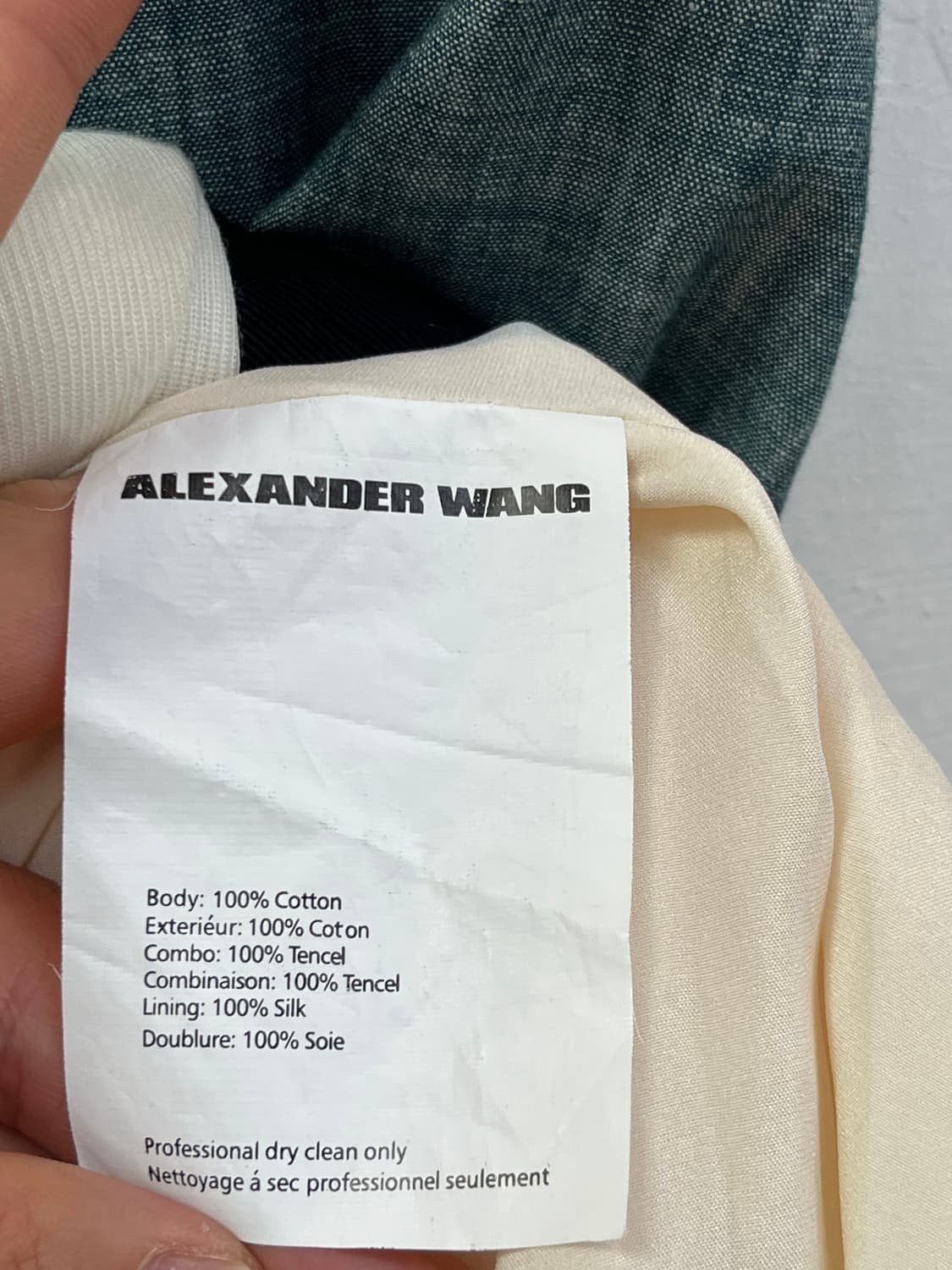 Alexander wang 린넨 실크 혼방 원피스 4 상품이미지5