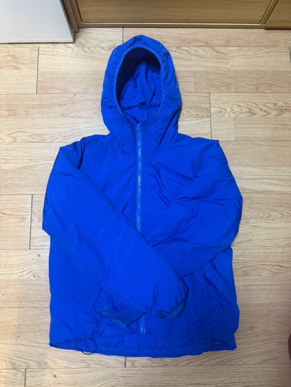 (Free size) 코발트 풀집업 후드패딩자켓 상품이미지1