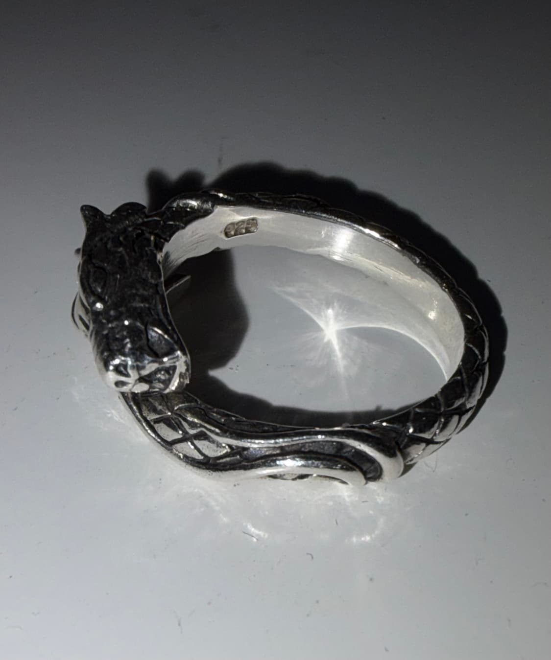 925실버 용 반지 상품이미지2