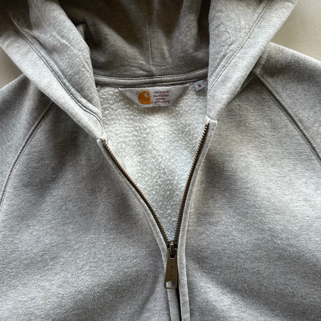 [S]칼하트 WIP 체이스 기모 후드집업 상품이미지8