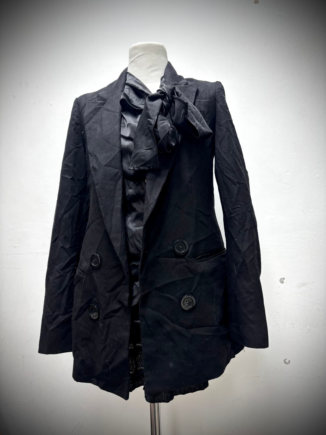 [Egoist] Minimal Aesthetic Black Jacket 상품이미지2