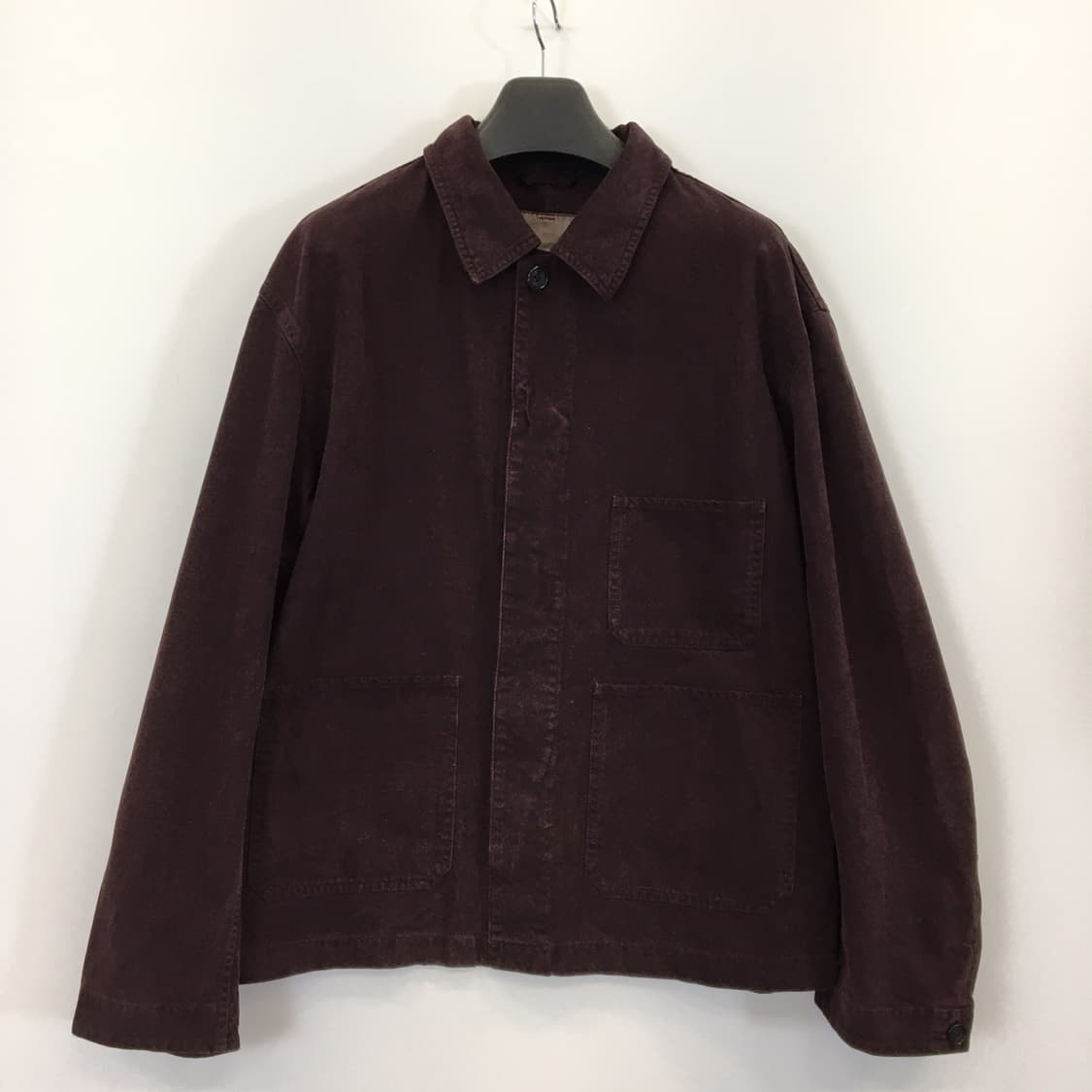 포터리 브러쉬드 코튼 워크자켓 플럼 4  상품이미지1