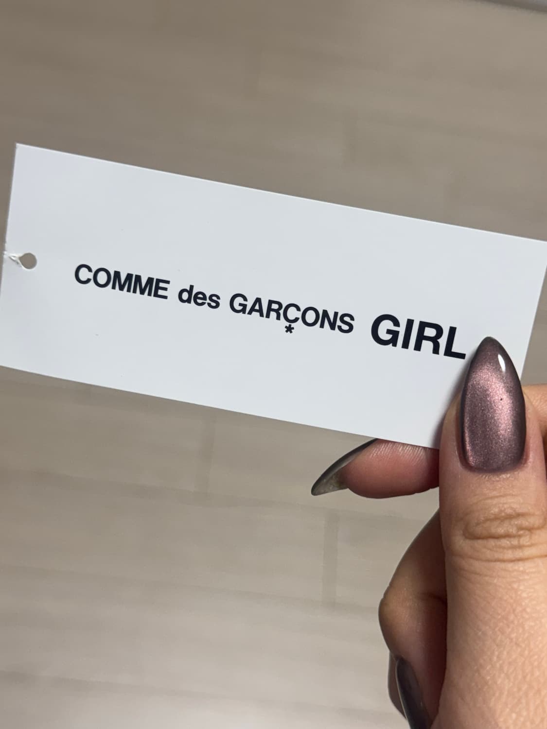 꼼데가르송 걸 리본 반팔 티셔츠(택o) 상품이미지5