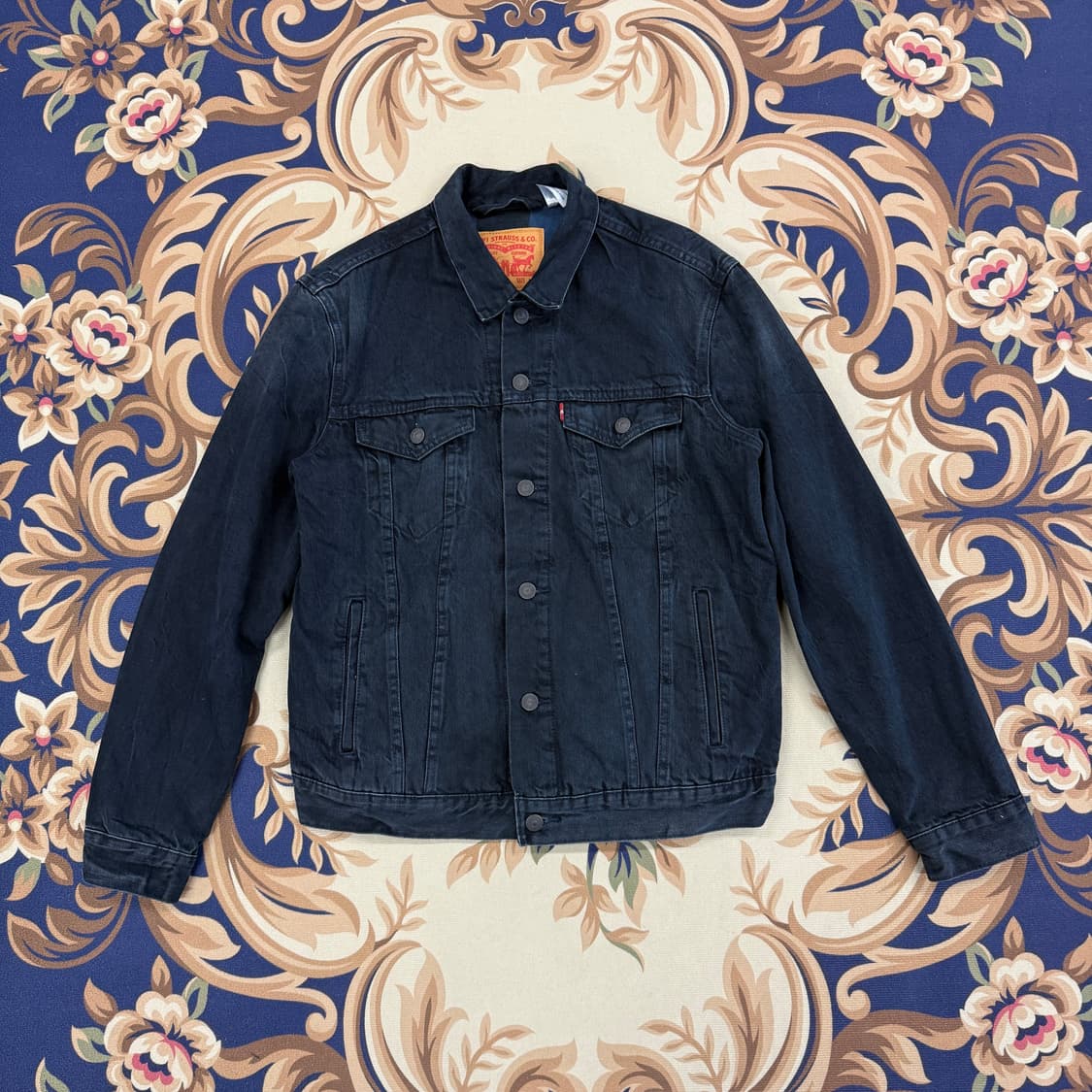 (M)리바이스 Levis 흑청 데님 트러커 자켓 상품이미지1