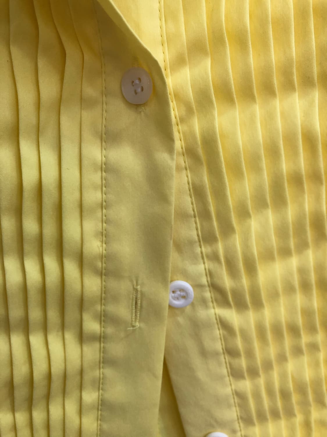 O‘2nd shirred puff-sleeve yellow blouse  상품이미지8