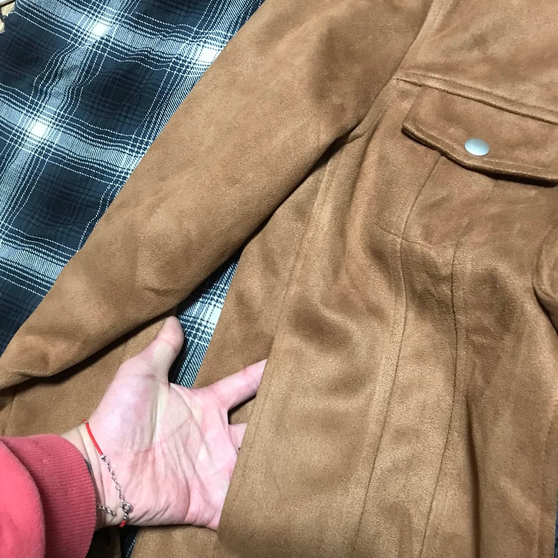 워크웨어 무스탕 트러커 자켓 상품이미지6