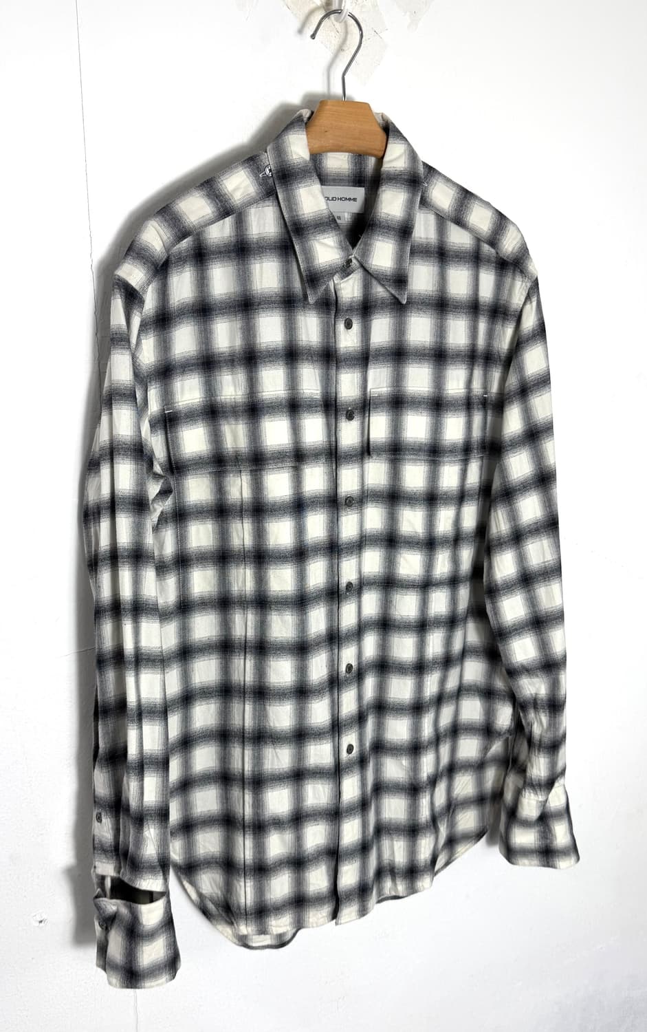 솔리드옴므 솔리드옴므셔츠 체크셔츠 솔리드옴므남방 상품이미지1