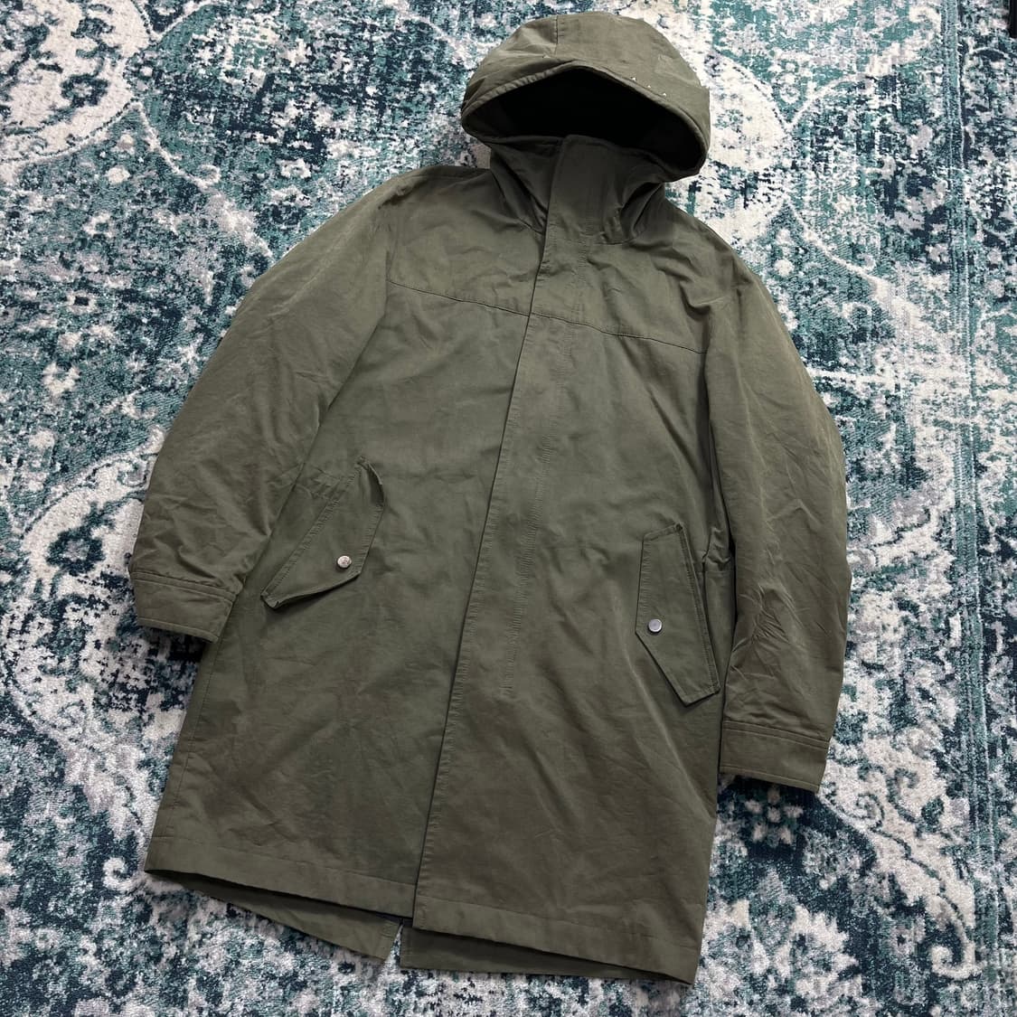 System 시스템 옴므 카키 오버 스터트 야상 코트(95) 상품이미지1