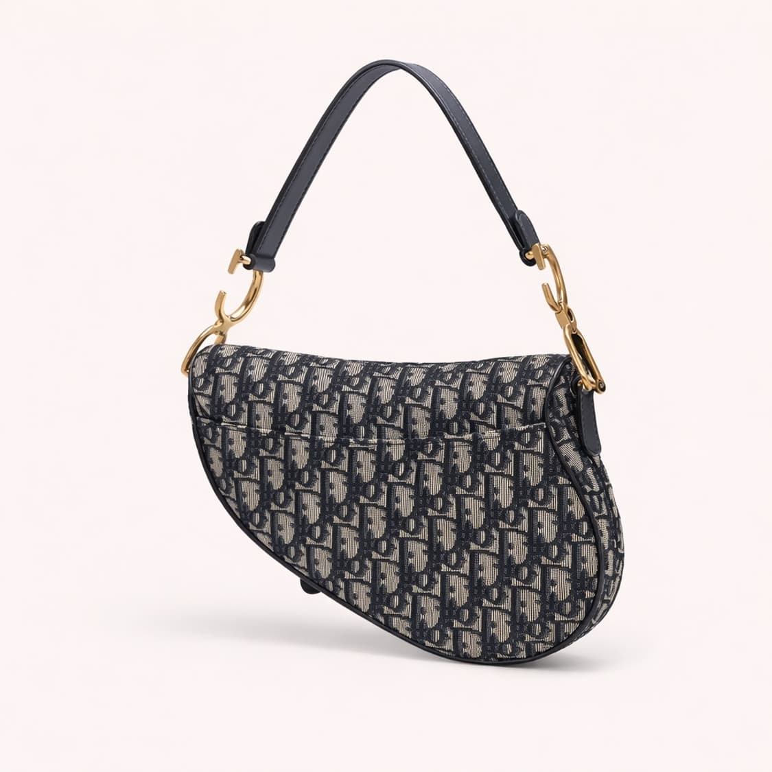 [A급] 디올 오블리크 자카드 블루 새들백 미디움 판매합니다!!! 상품이미지3