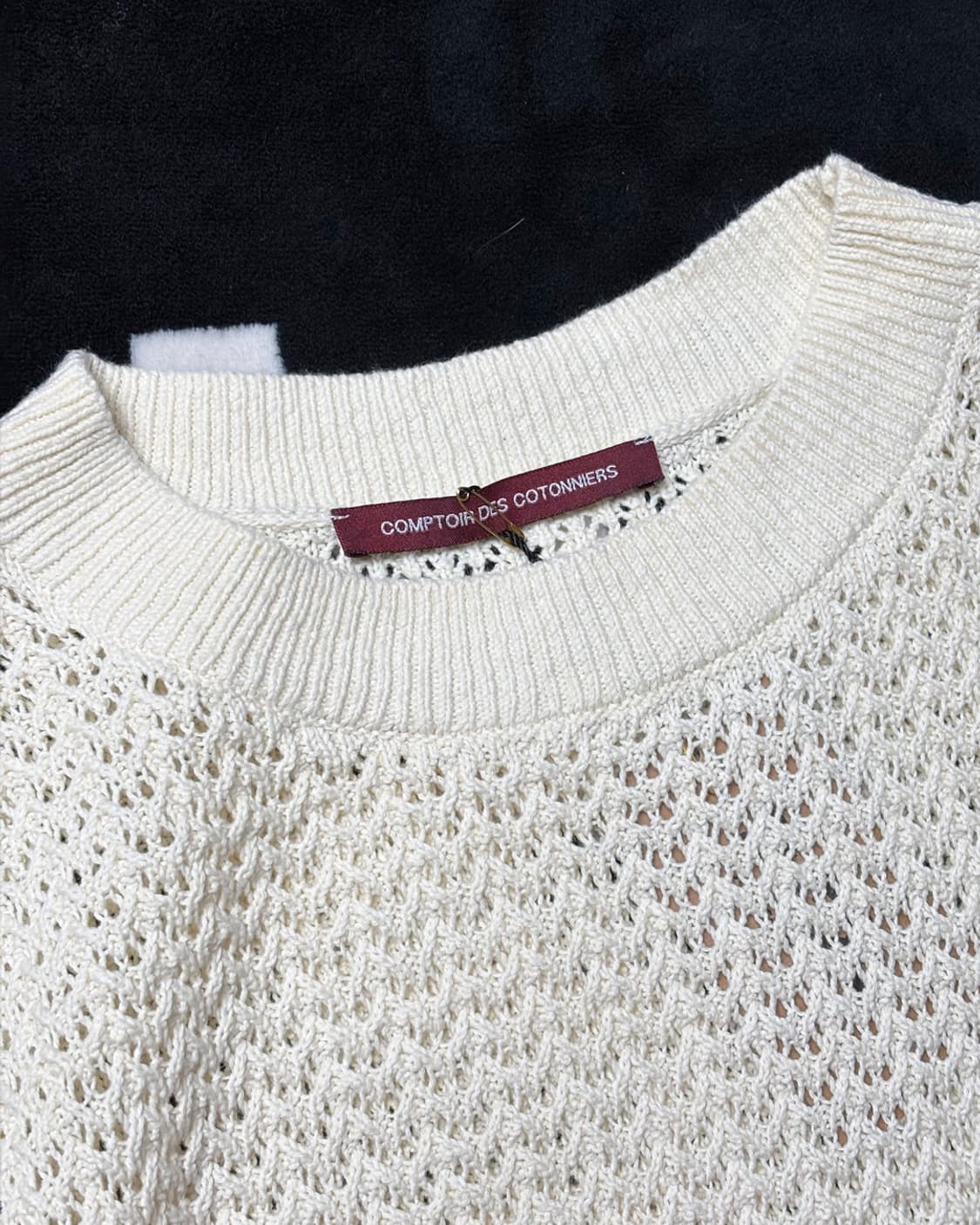 일본빈티지 Comptoir des Cotonniers 니트 티셔츠 상품이미지3