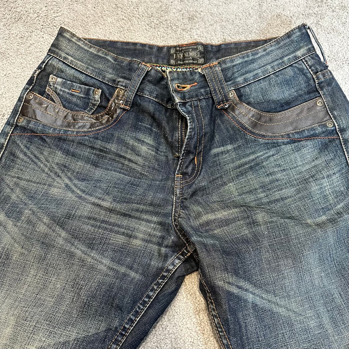 백넘버 페이드 웨스턴 데님 팬츠(34) 상품이미지5