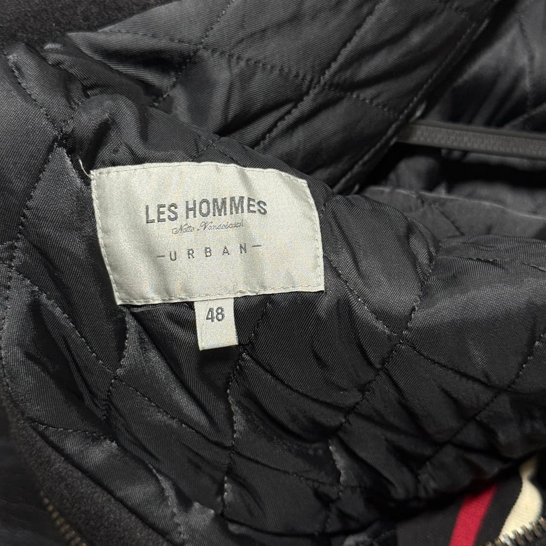 정품 Les Hommes 레스옴므 이탈리아 자수 디테일 바시티 자켓 상품이미지6