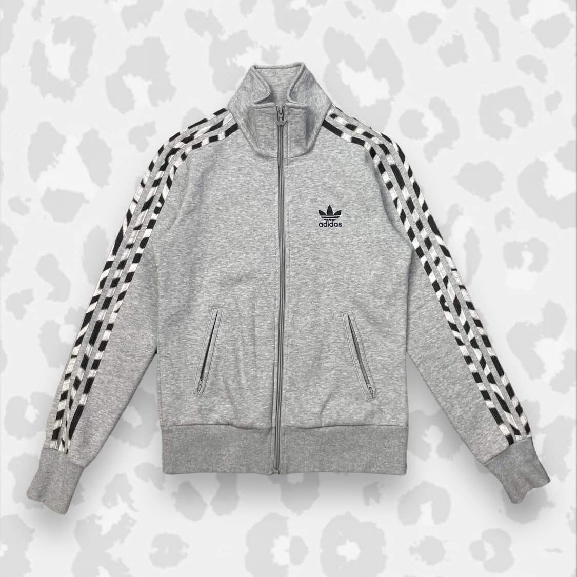 아디다스 그레이 레오파드 파이어버드 트랙탑 상품이미지2