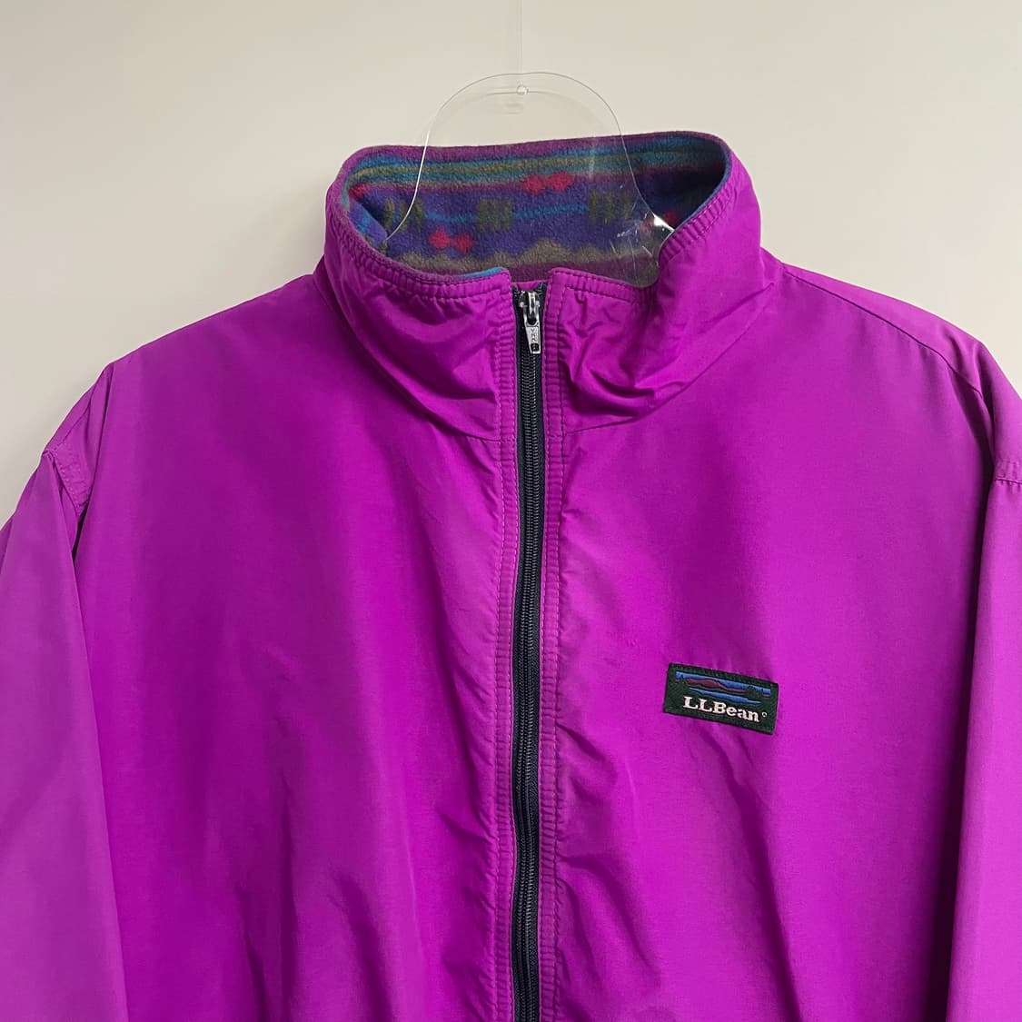 90s 엘엘빈 아즈텍 나일론 웜업 자켓 상품이미지2