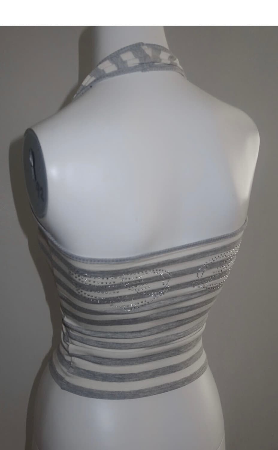 엔젤넘버555angelwing halter top (light grey) 상품이미지2