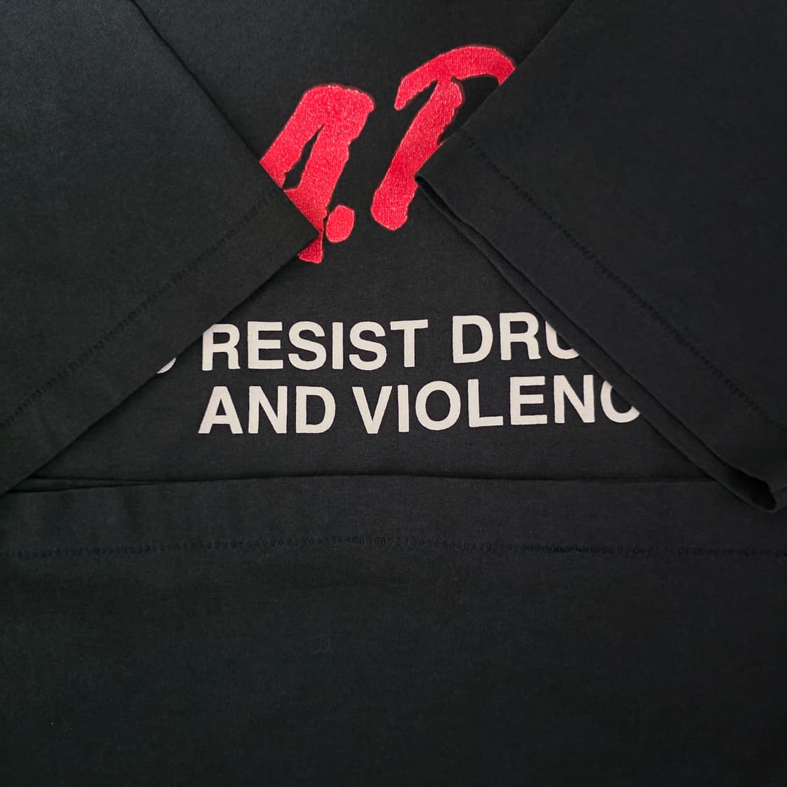 [XL] 90s 빈티지 DARE 티셔츠 블랙 ver. 후룻 백프린트 상품이미지3