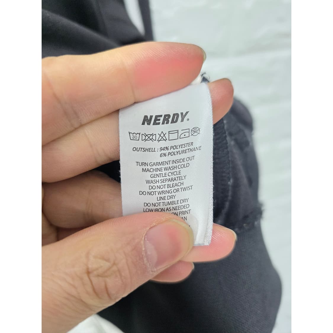 택포) 널디 오버핏 져지 트랙탑 블랙 XL 상품이미지3