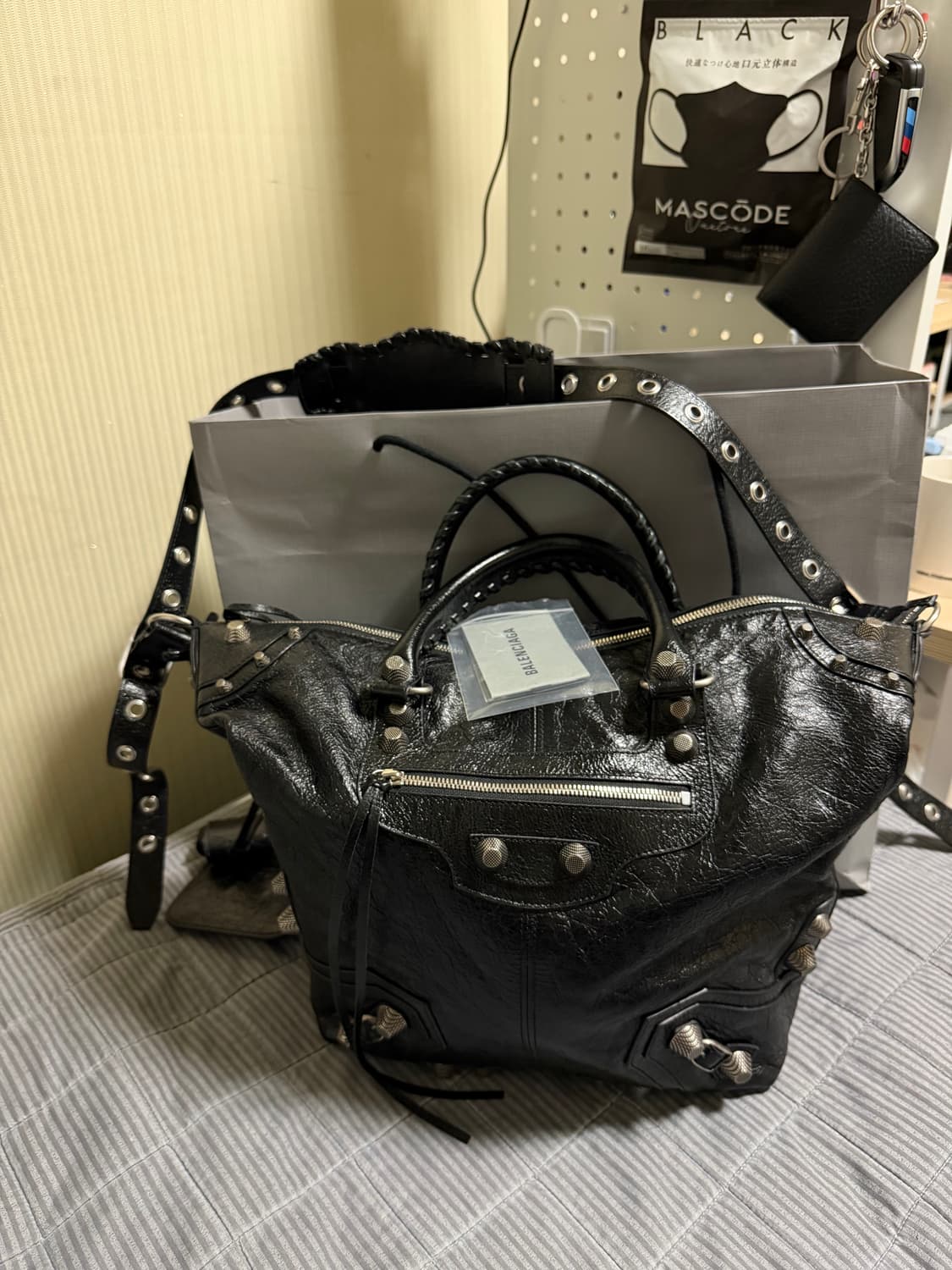 발렌시아가 르카골 레더 미디움 토트백 상품이미지6