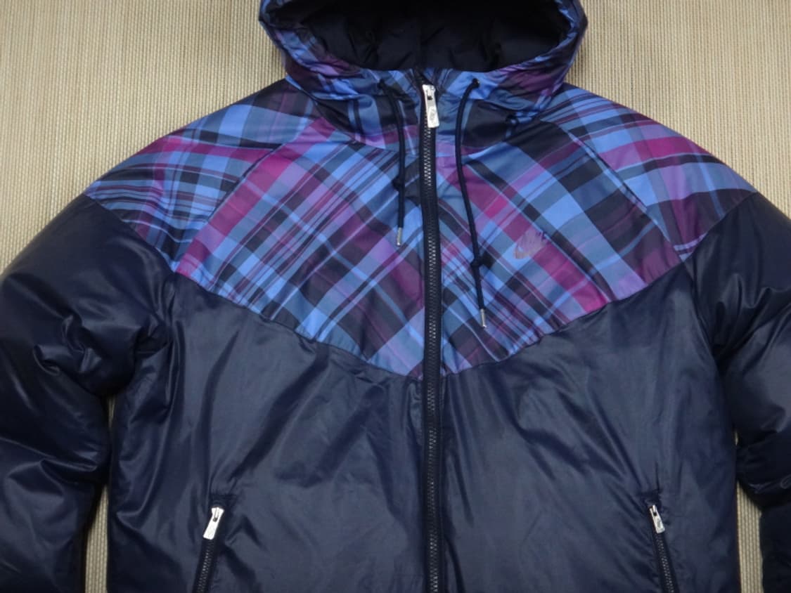 (100) 나이키 NIKE 플레이드 윈드러너 다운 자켓 상품이미지3