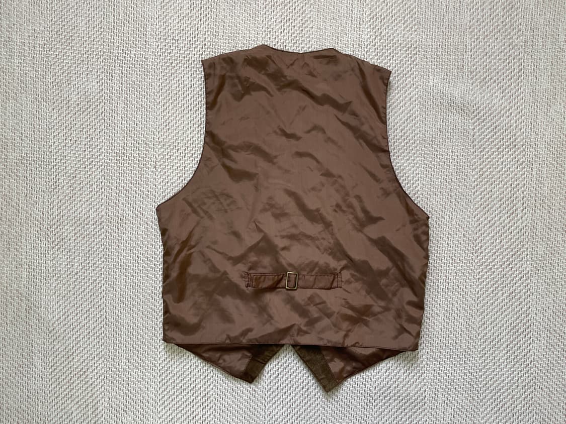 빈티지 브라운 레더 베스트  상품이미지6