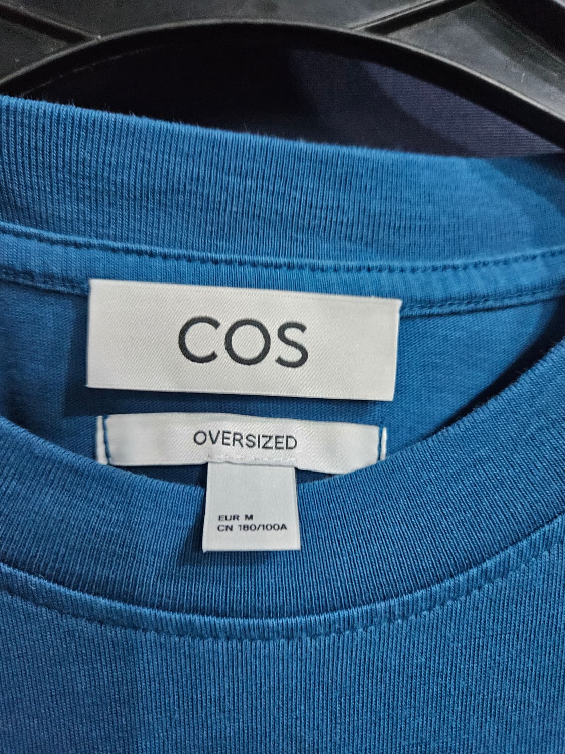 코스 다크블루 남성 오버핏 95~100 반팔티  상품이미지3