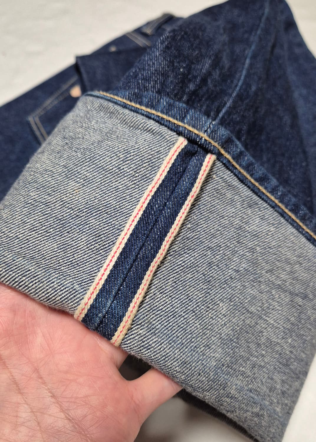 90s EVISU 에비수 초기형 셀비지 상품이미지7