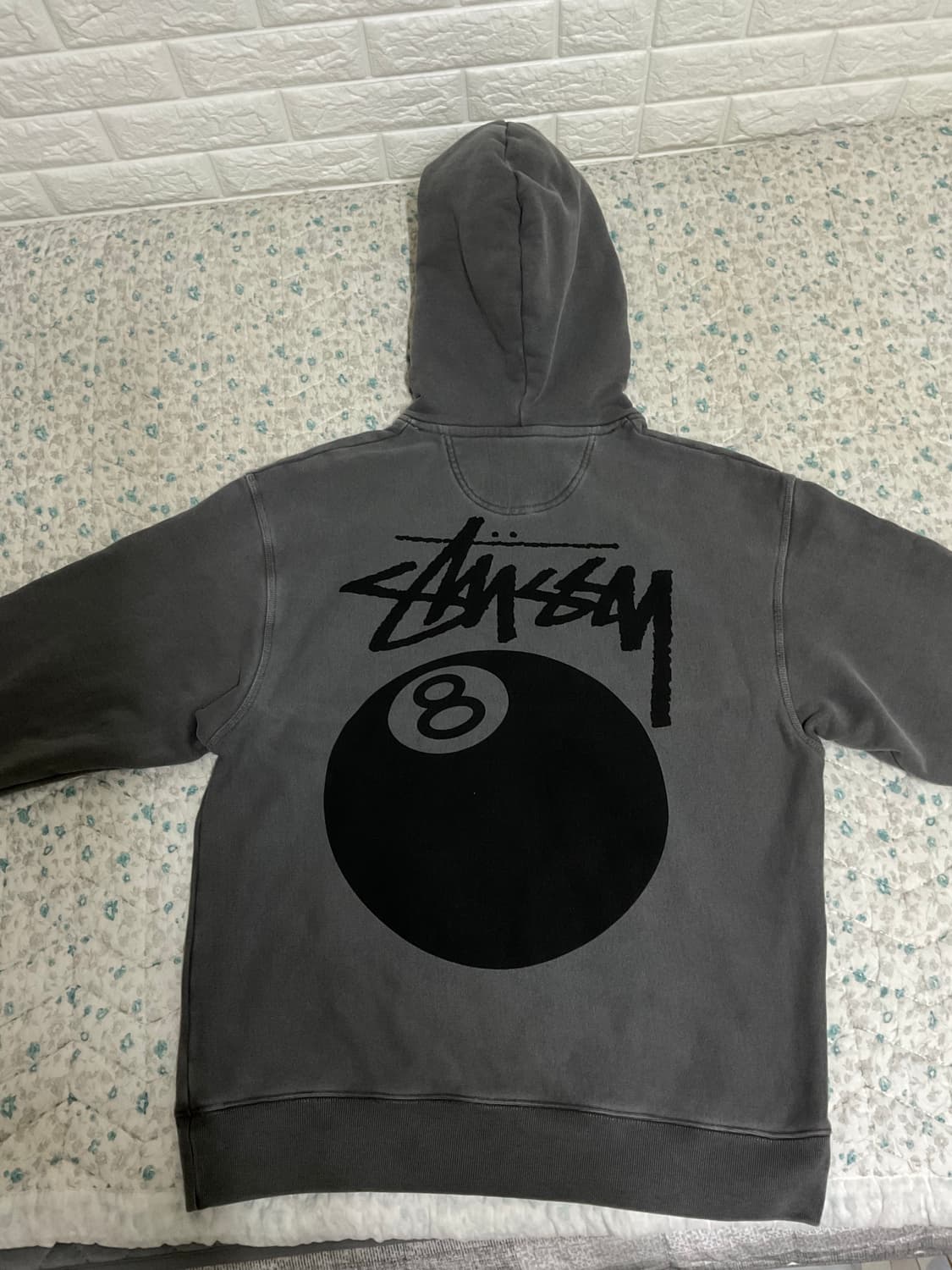 스투시 8볼 피그먼트 후드티 L 상품이미지5