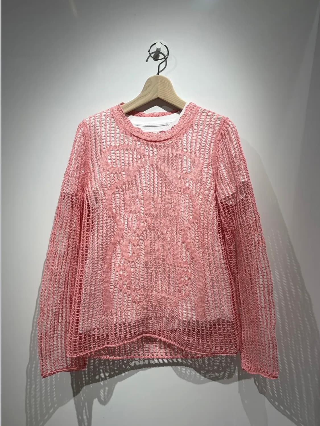 26ss commedesgarcons girl 핑크 니트 L 상품이미지1