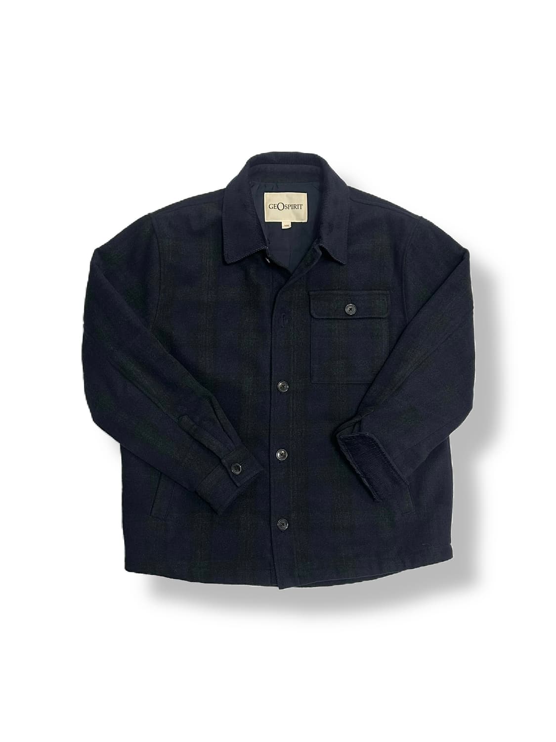 지오스피릿 체크 모직 자켓 상품이미지2