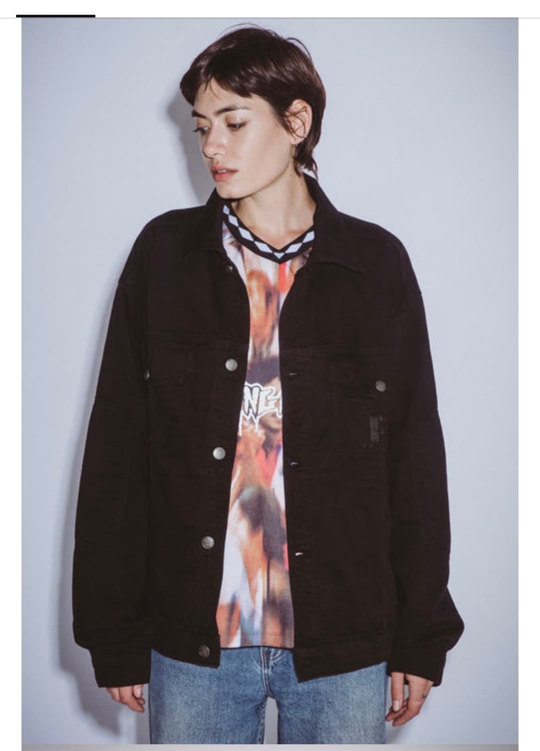 퍼킹어썸 트러커 자켓 팝니다 L 상품이미지1