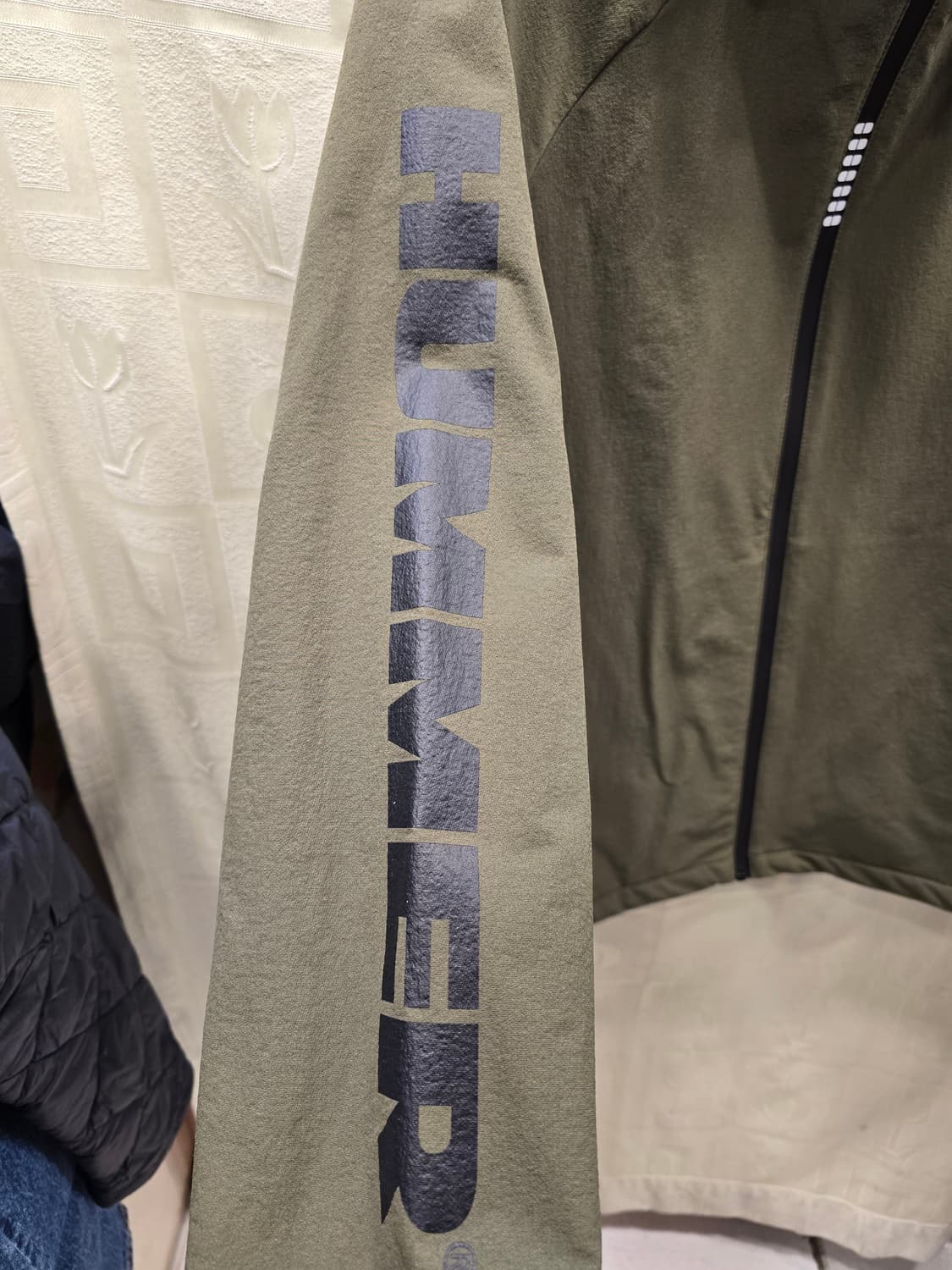 험머 남성 기모 후드 자켓 바람막이 카키 105~110 상품이미지5