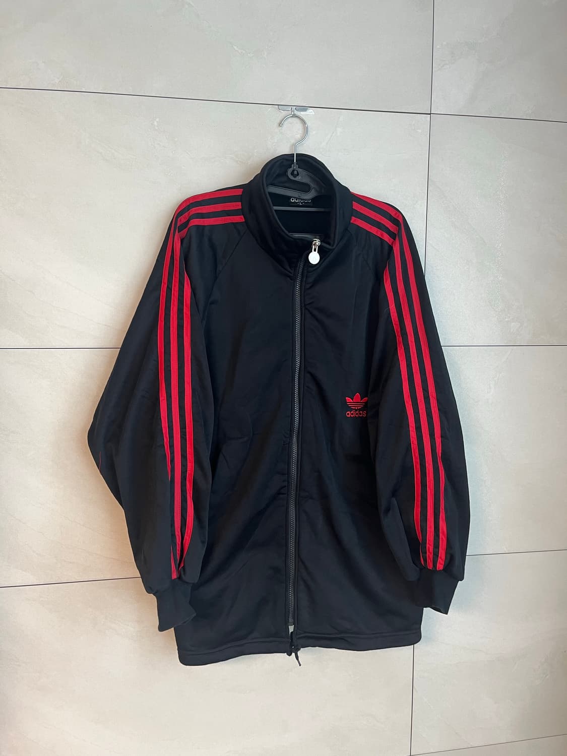 90s 아디다스 파이어버드 검,빨 대장 져지 (L size) 상품이미지2