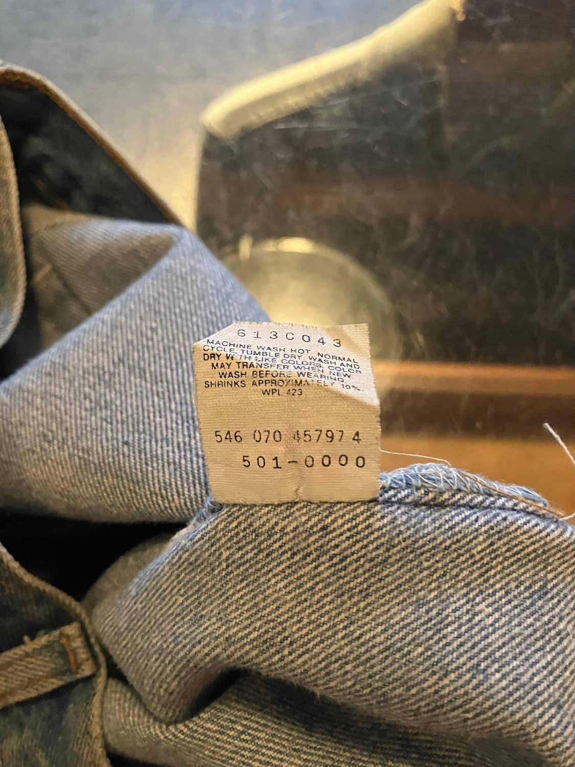 90s USA Levis 501 0000 Denim Pants 상품이미지10