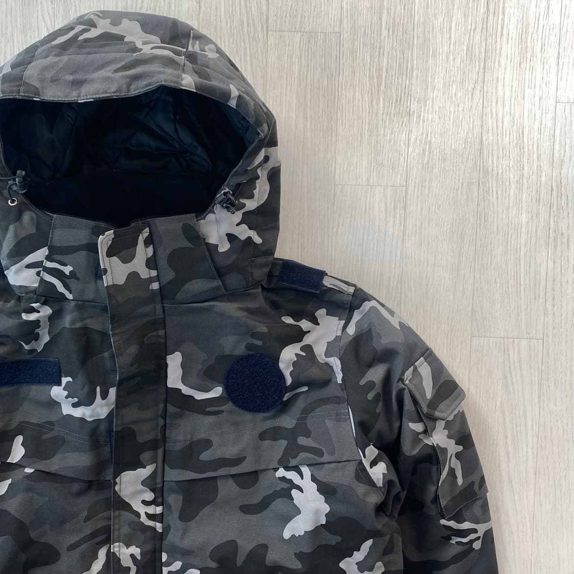 카모 밀리터리 야상 자켓 XL 상품이미지4