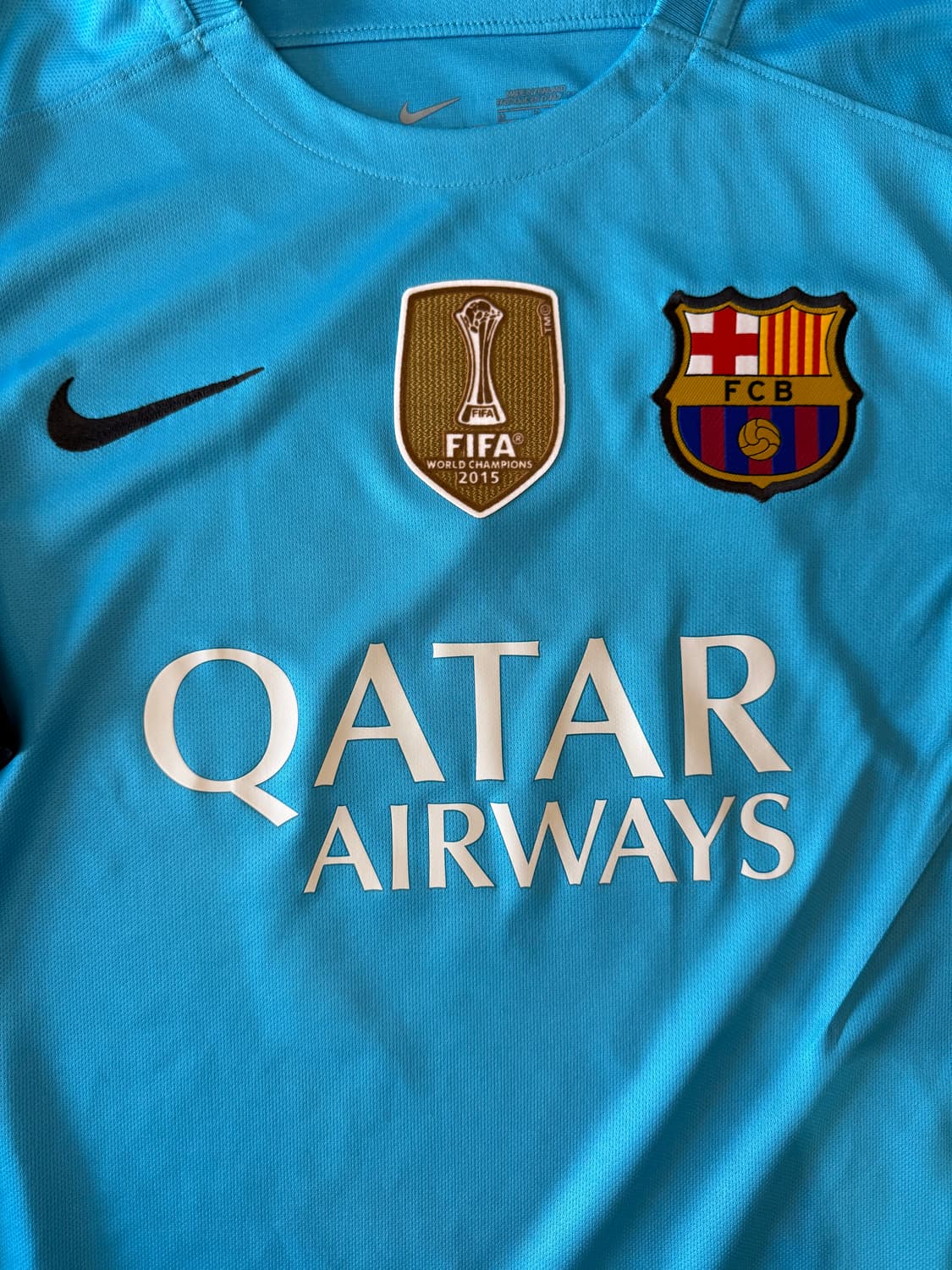 [M/100]15-16 바르셀로나 써드 메시 유니폼 658789-426 상품이미지7