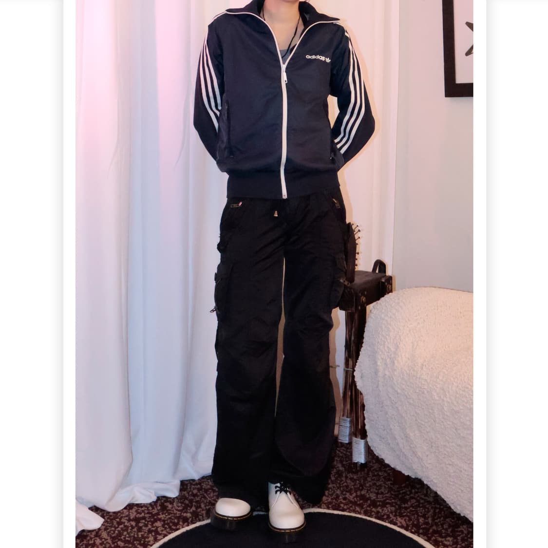 Adidas 3 Line Bomber Track Top 상품이미지2