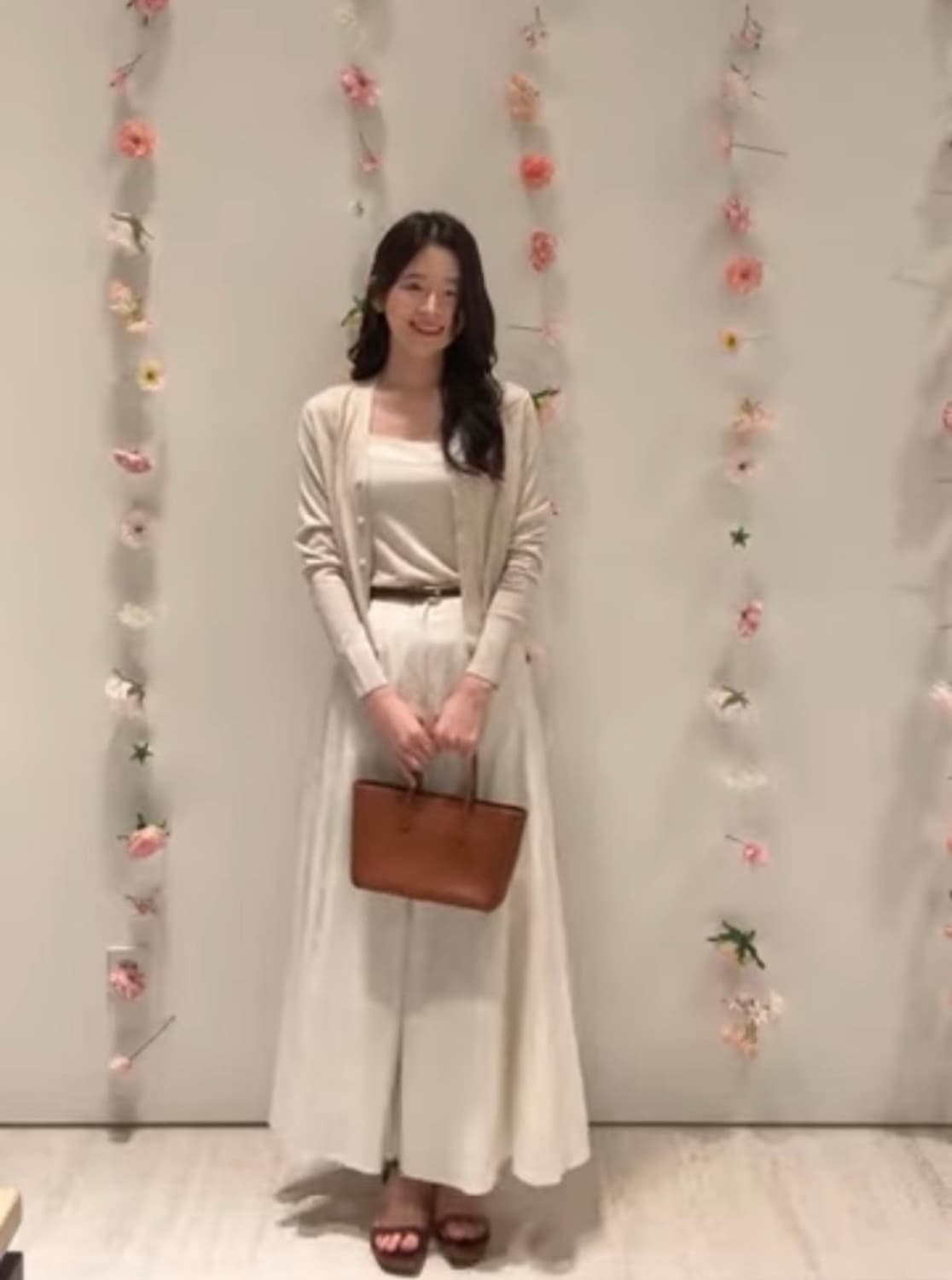 시에 sie 셀브릿지 스커트 아이보리, 네이비 상품이미지3