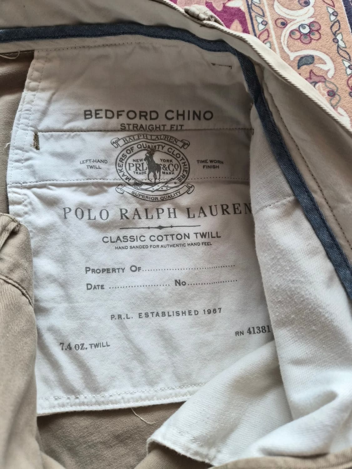 폴로 랄프로렌 덕치노팬츠 33/34 상품이미지3