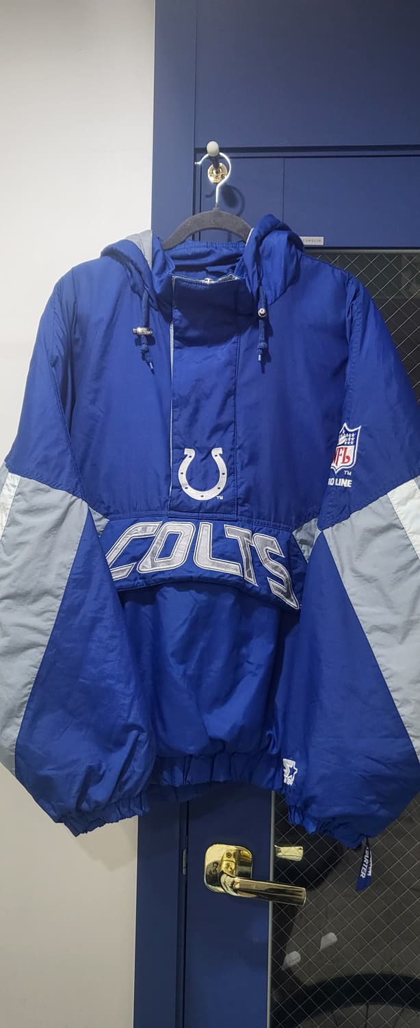 NFL Colts Proline Vintage Starter Jacket 상품이미지1