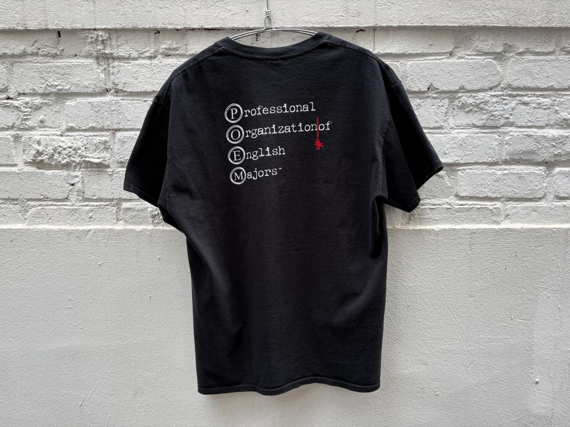 Vintage Poem Crack Printed Tee 상품이미지2