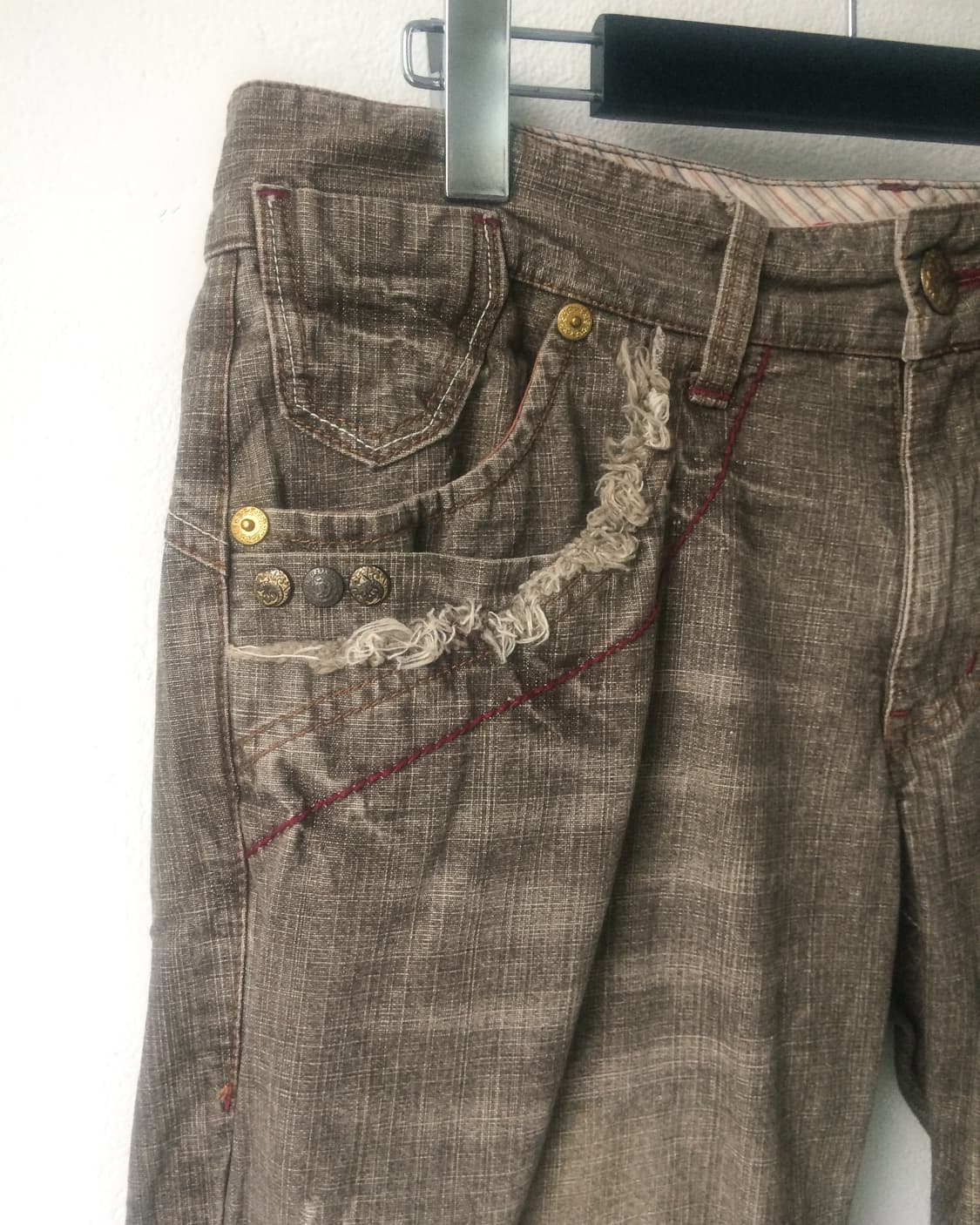 Grunge mood washing half pants 상품이미지4