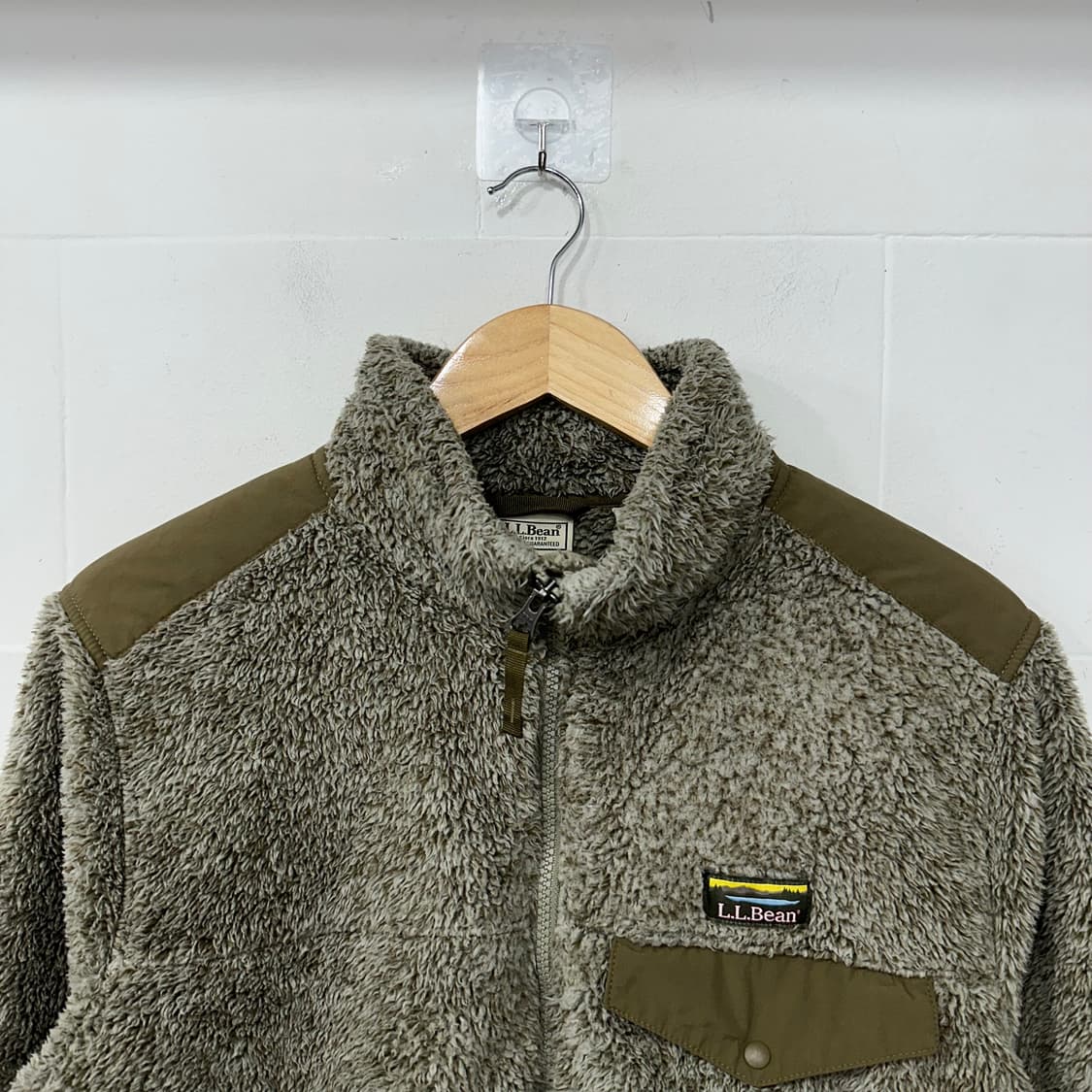 LLBean 빈티지 플리스자켓 카키 상품이미지3